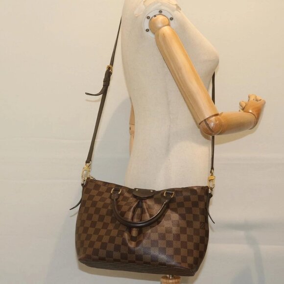 LOUIS VUITTON Damier Ebene Sienna PM Shoulder Bag - Picture 1 of 15